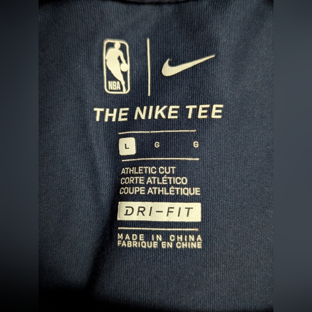 Men's Nike Dri Fit Memphis Grizzly NBA Blue T-shirt Size Large - Picture 3 of 9